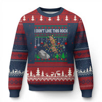 Xmas Marcus The Worm Meme Ugly Christmas Sweater I Dont Like This Rock Brainrot Funny Ugly Xmas - Wonder Print Shop