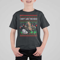 Christmas Marcus The Worm Meme T Shirt For Kid I Dont Like This Rock Brainrot Funny Ugly Xmas - Wonder Print Shop