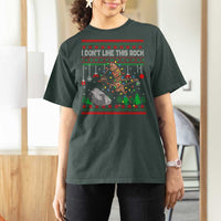 Christmas Marcus The Worm Meme T Shirt For Women I Dont Like This Rock Brainrot Funny Ugly Xmas - Wonder Print Shop