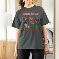 Christmas Marcus The Worm Meme T Shirt For Women I Dont Like This Rock Brainrot Funny Ugly Xmas - Wonder Print Shop