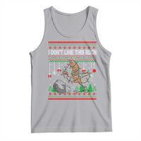 Christmas Marcus The Worm Meme Tank Top I Dont Like This Rock Brainrot Funny Ugly Xmas - Wonder Print Shop