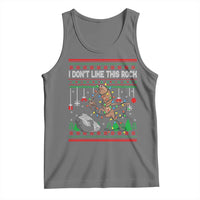 Christmas Marcus The Worm Meme Tank Top I Dont Like This Rock Brainrot Funny Ugly Xmas - Wonder Print Shop