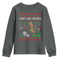 Christmas Marcus The Worm Meme Youth Sweatshirt I Dont Like This Rock Brainrot Funny Ugly Xmas - Wonder Print Shop