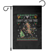 Marcus The Worm Christmas Meme Garden Flag I Dont Like This Tree Brainrot Funny Ugly Xmas - Wonder Print Shop