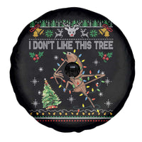 Marcus The Worm Christmas Meme Spare Tire Cover I Dont Like This Tree Brainrot Funny Ugly Xmas - Wonder Print Shop
