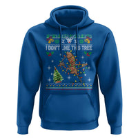 Marcus The Worm Christmas Meme Hoodie I Dont Like This Tree Brainrot Funny Ugly Xmas - Wonder Print Shop