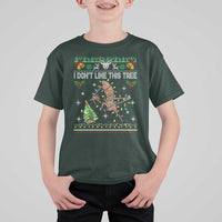 Marcus The Worm Christmas Meme T Shirt For Kid I Dont Like This Tree Brainrot Funny Ugly Xmas - Wonder Print Shop