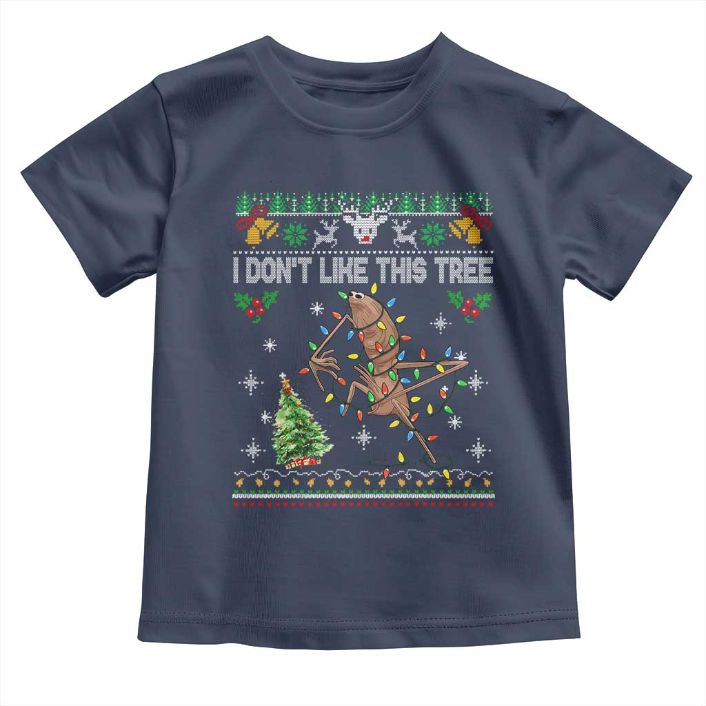 Marcus The Worm Christmas Meme Toddler T Shirt I Dont Like This Tree Brainrot Funny Ugly Xmas - Wonder Print Shop