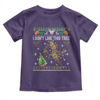 Marcus The Worm Christmas Meme Toddler T Shirt I Dont Like This Tree Brainrot Funny Ugly Xmas - Wonder Print Shop