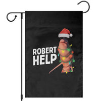 Marcus The Worm Christmas Garden Flag Robert Help Internet Weirdcore Brainrot Humor - Wonder Print Shop