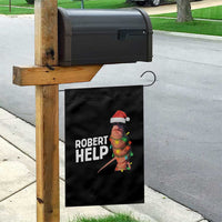 Marcus The Worm Christmas Garden Flag Robert Help Internet Weirdcore Brainrot Humor - Wonder Print Shop