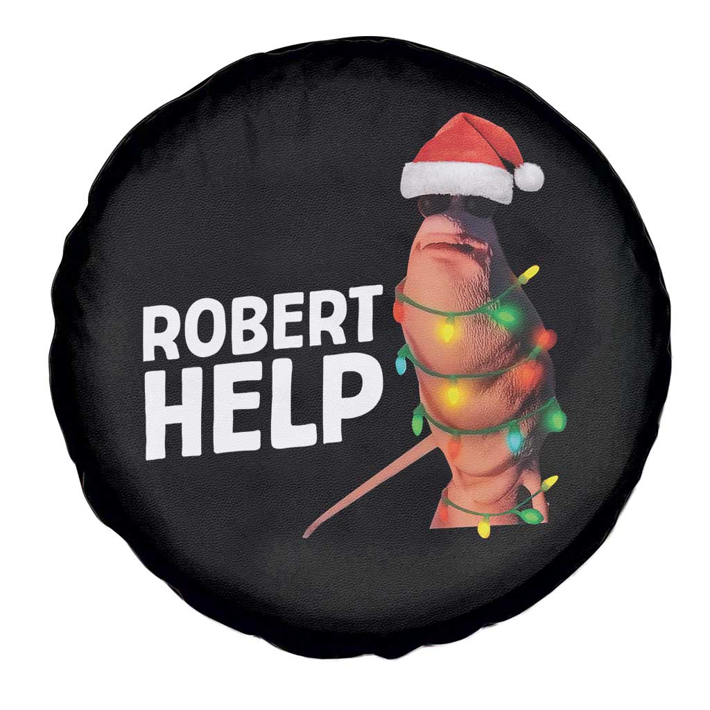 Marcus The Worm Christmas Spare Tire Cover Robert Help Internet Weirdcore Brainrot Humor - Wonder Print Shop