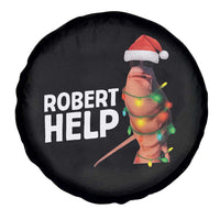 Marcus The Worm Christmas Spare Tire Cover Robert Help Internet Weirdcore Brainrot Humor - Wonder Print Shop