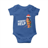 Marcus The Worm Christmas Baby Onesie Robert Help Internet Weirdcore Brainrot Humor - Wonder Print Shop