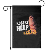 Marcus The Worm Garden Flag Funny Brainrot Meme Robert Help - Wonder Print Shop