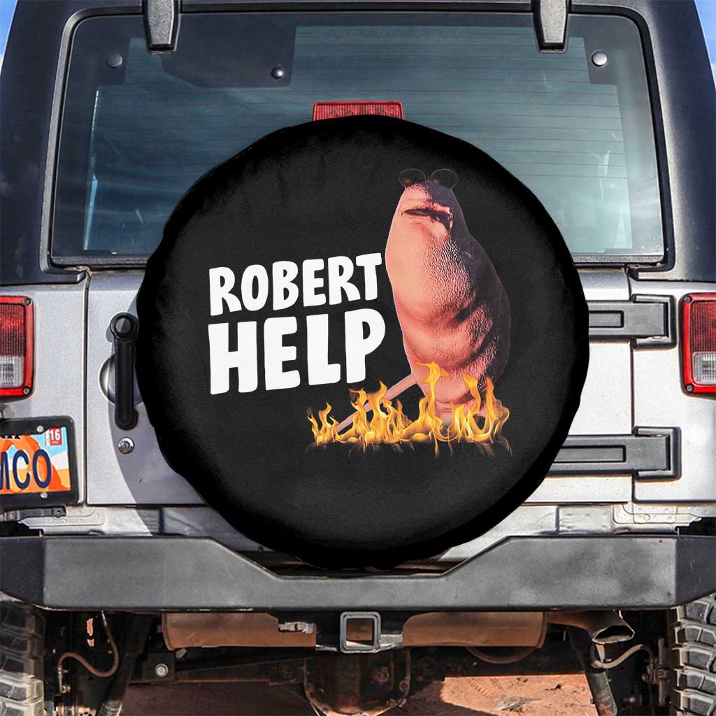 Marcus The Worm Spare Tire Cover Funny Brainrot Meme Robert Help - Wonder Print Shop
