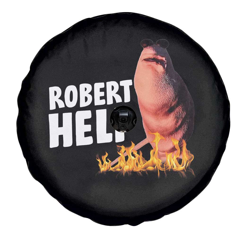 Marcus The Worm Spare Tire Cover Funny Brainrot Meme Robert Help - Wonder Print Shop
