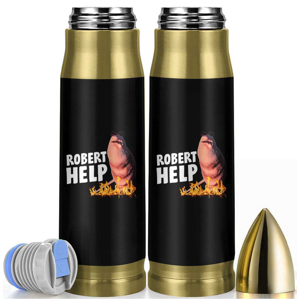 Marcus The Worm Bullet Tumbler Funny Brainrot Meme Robert Help - Wonder Print Shop
