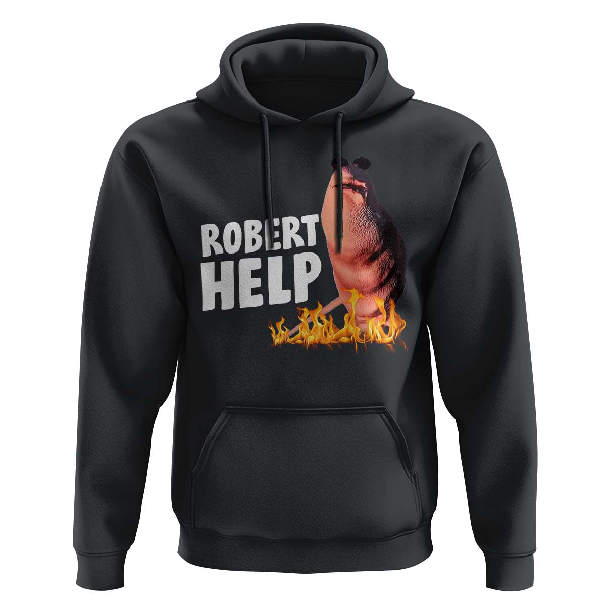 Marcus The Worm Hoodie Funny Brainrot Meme Robert Help - Wonder Print Shop