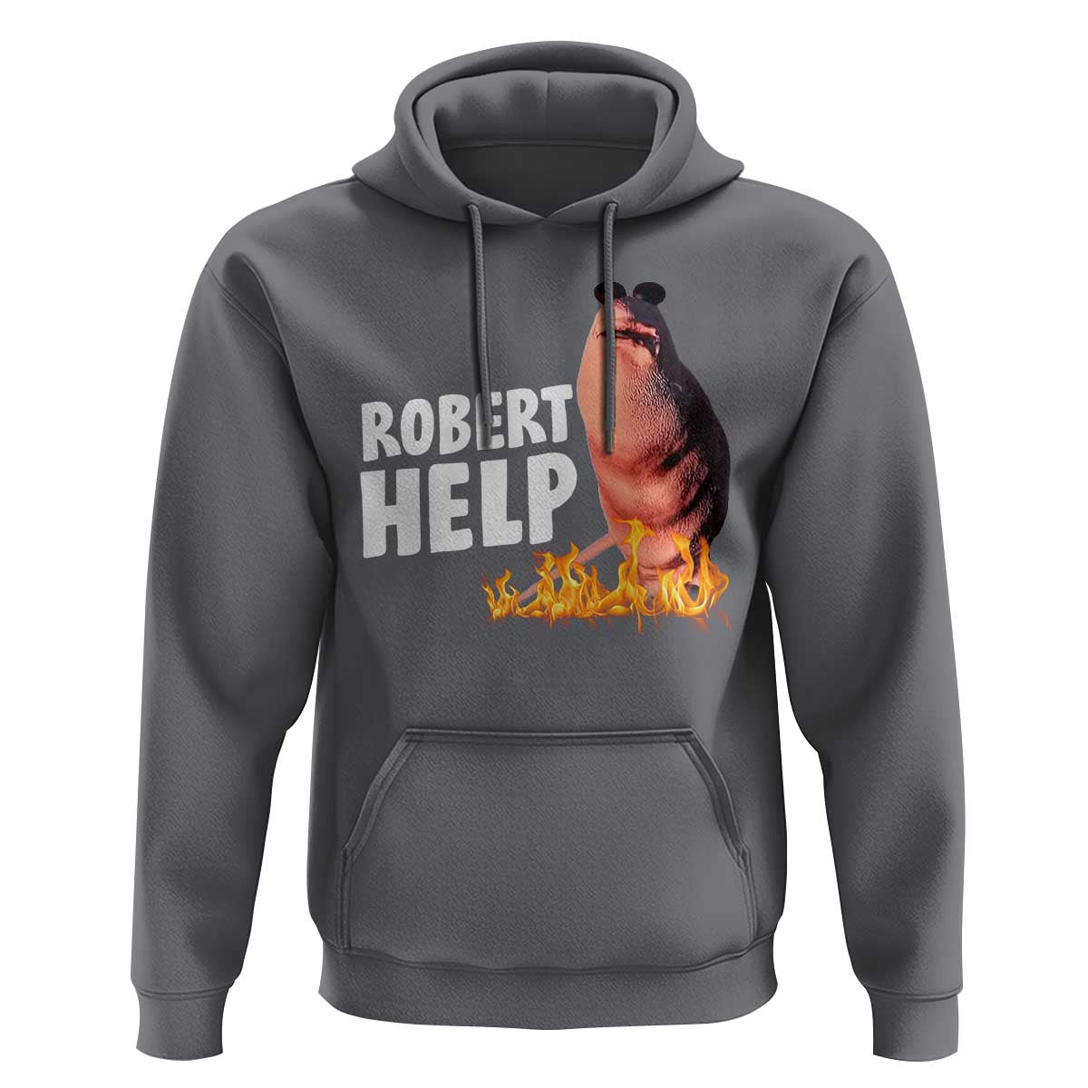 Marcus The Worm Hoodie Funny Brainrot Meme Robert Help - Wonder Print Shop
