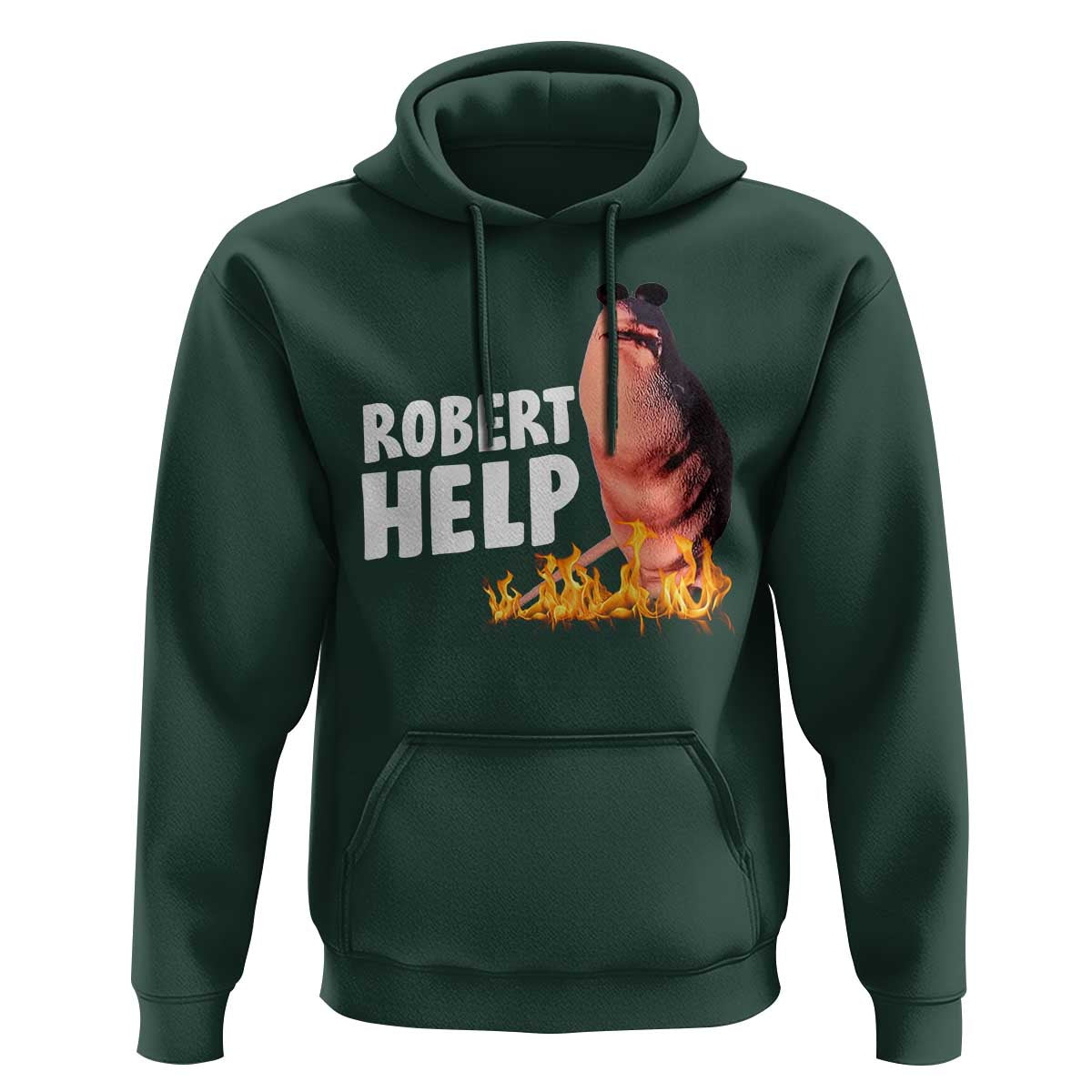 Marcus The Worm Hoodie Funny Brainrot Meme Robert Help - Wonder Print Shop
