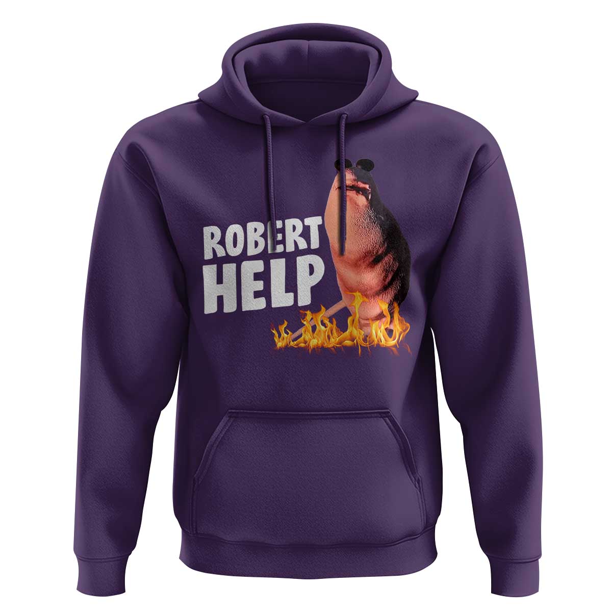 Marcus The Worm Hoodie Funny Brainrot Meme Robert Help - Wonder Print Shop