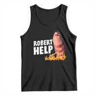 Marcus The Worm Tank Top Funny Brainrot Meme Robert Help - Wonder Print Shop