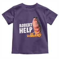 Marcus The Worm Toddler T Shirt Funny Brainrot Meme Robert Help - Wonder Print Shop