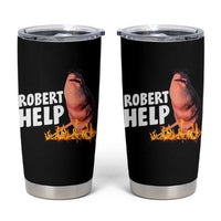 Marcus The Worm Tumbler Cup Funny Brainrot Meme Robert Help - Wonder Print Shop