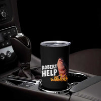 Marcus The Worm Tumbler Cup Funny Brainrot Meme Robert Help - Wonder Print Shop