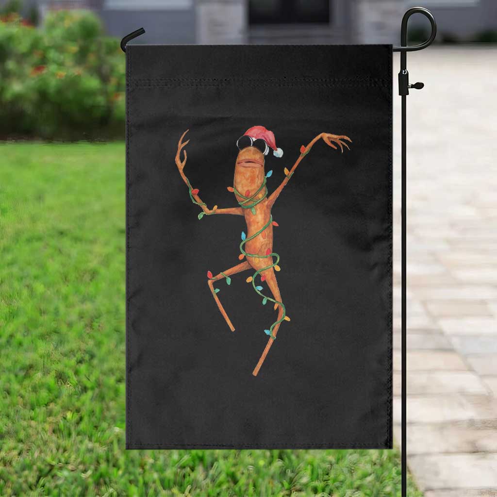 Marcus The Worm Christmas Garden Flag Internet Weirdcore Brainrot Humor - Wonder Print Shop