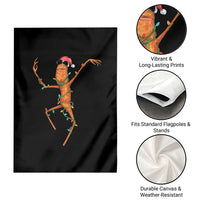 Marcus The Worm Christmas Garden Flag Internet Weirdcore Brainrot Humor - Wonder Print Shop