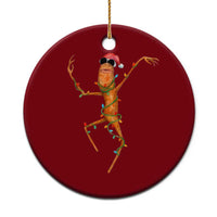 Marcus The Worm Christmas Ceramic Ornament Internet Weirdcore Brainrot Humor - Wonder Print Shop