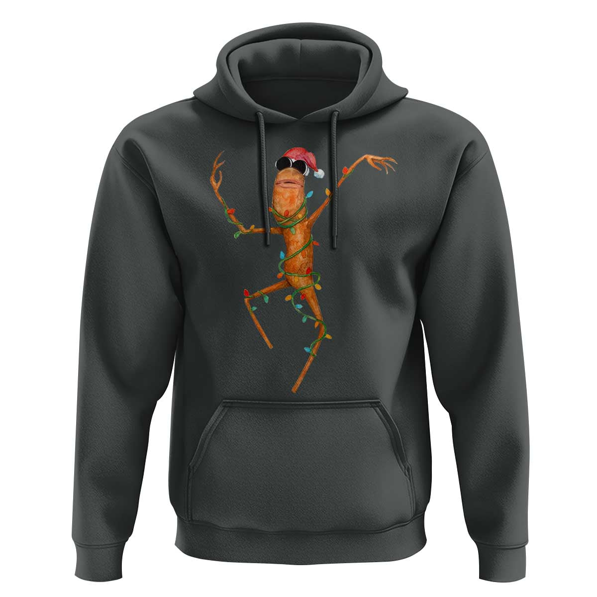 Marcus The Worm Christmas Hoodie Internet Weirdcore Brainrot Humor - Wonder Print Shop