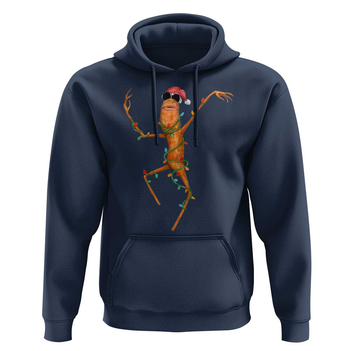 Marcus The Worm Christmas Hoodie Internet Weirdcore Brainrot Humor - Wonder Print Shop