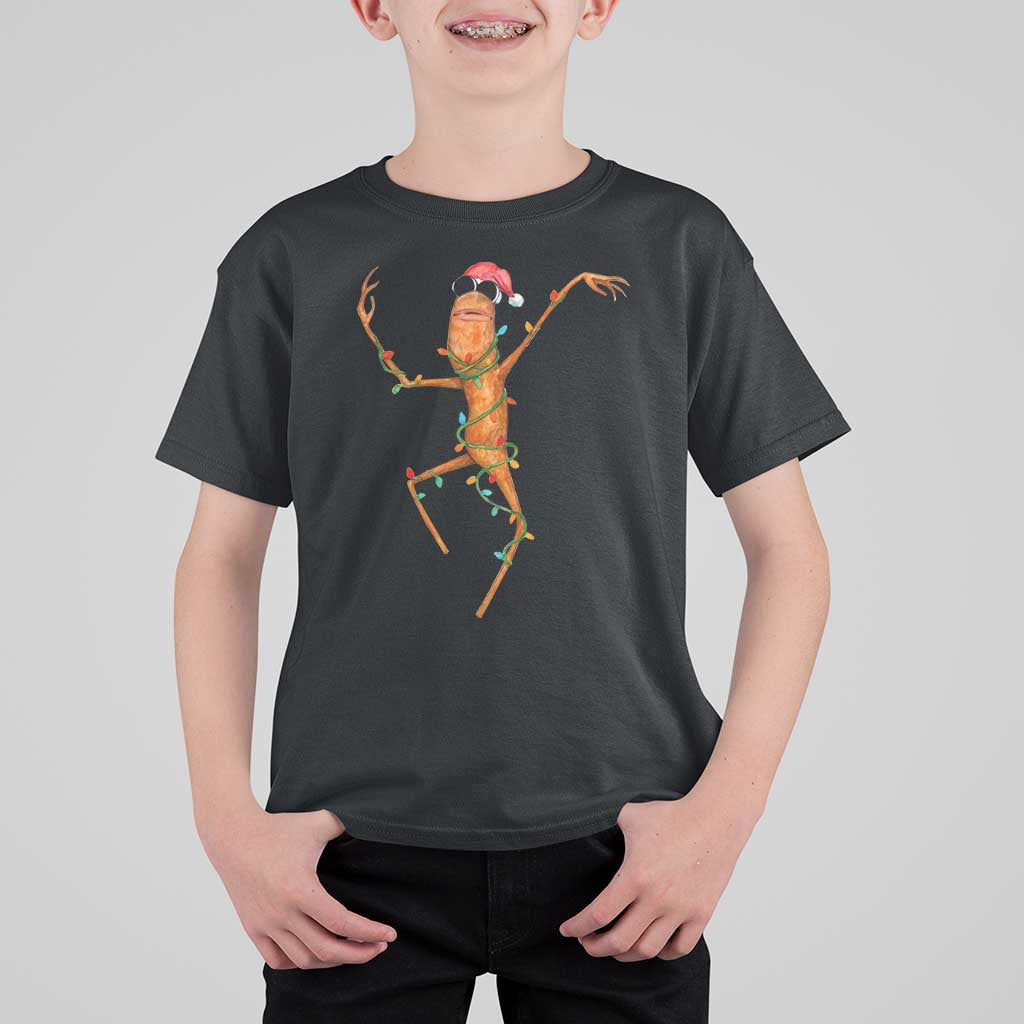 Marcus The Worm Christmas T Shirt For Kid Internet Weirdcore Brainrot Humor - Wonder Print Shop