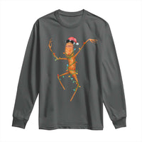 Marcus The Worm Christmas Long Sleeve Shirt Internet Weirdcore Brainrot Humor - Wonder Print Shop