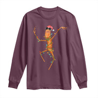 Marcus The Worm Christmas Long Sleeve Shirt Internet Weirdcore Brainrot Humor - Wonder Print Shop