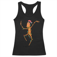 Marcus The Worm Christmas Racerback Tank Top Internet Weirdcore Brainrot Humor - Wonder Print Shop