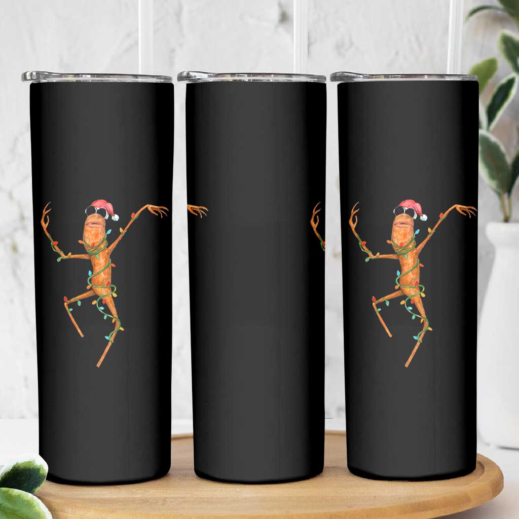 Marcus The Worm Christmas Skinny Tumbler Internet Weirdcore Brainrot Humor - Wonder Print Shop
