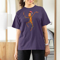 Marcus The Worm Christmas T Shirt For Women Internet Weirdcore Brainrot Humor - Wonder Print Shop