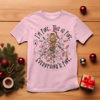 Marcus The Worm Christmas Meme T Shirt I'm Fine Everything is Fine - Wonder Print Shop