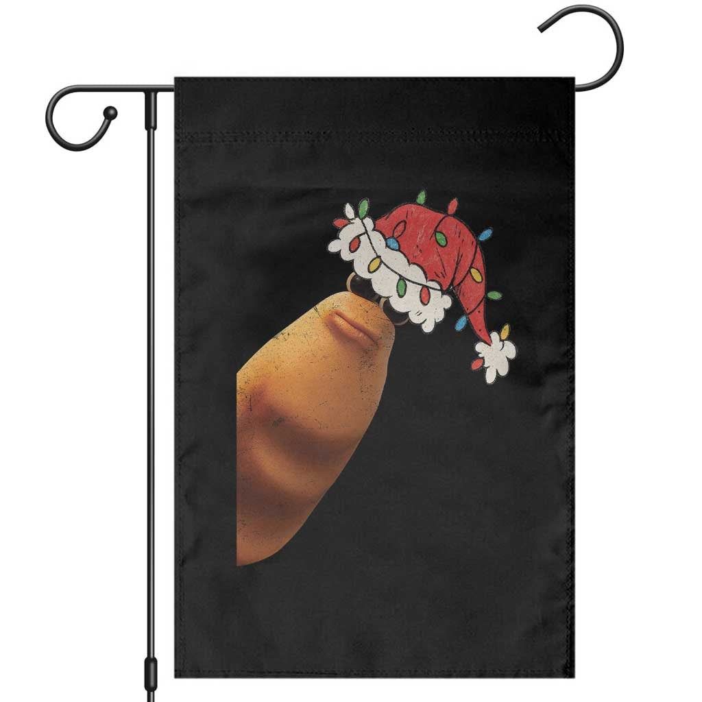 Marcus The Worm Christmas Garden Flag Funny Internet Brainrot Meme - Wonder Print Shop