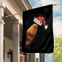Marcus The Worm Christmas Garden Flag Funny Internet Brainrot Meme - Wonder Print Shop