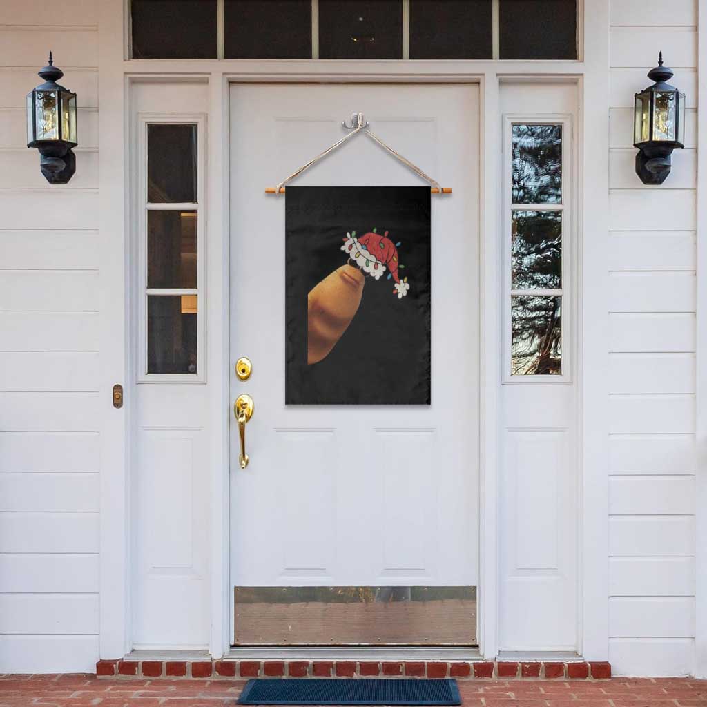 Marcus The Worm Christmas Garden Flag Funny Internet Brainrot Meme - Wonder Print Shop