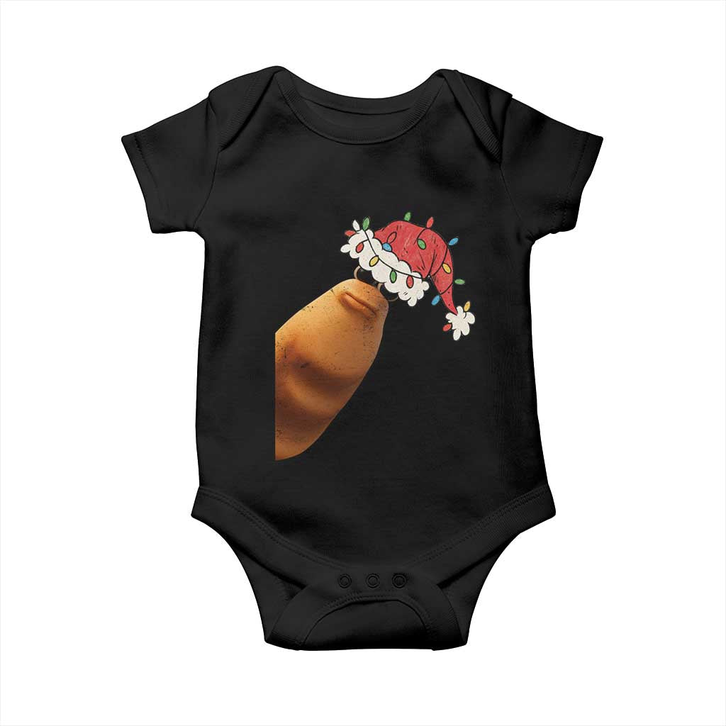 Marcus The Worm Christmas Baby Onesie Funny Internet Brainrot Meme - Wonder Print Shop