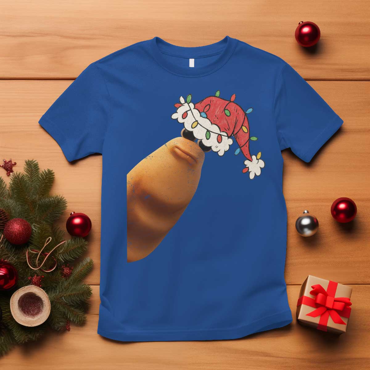 Marcus The Worm Christmas T Shirt Funny Internet Brainrot Meme - Wonder Print Shop