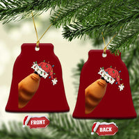 Marcus The Worm Christmas Ceramic Ornament Funny Internet Brainrot Meme - Wonder Print Shop