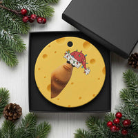 Marcus The Worm Christmas Ceramic Ornament Funny Internet Brainrot Meme - Wonder Print Shop
