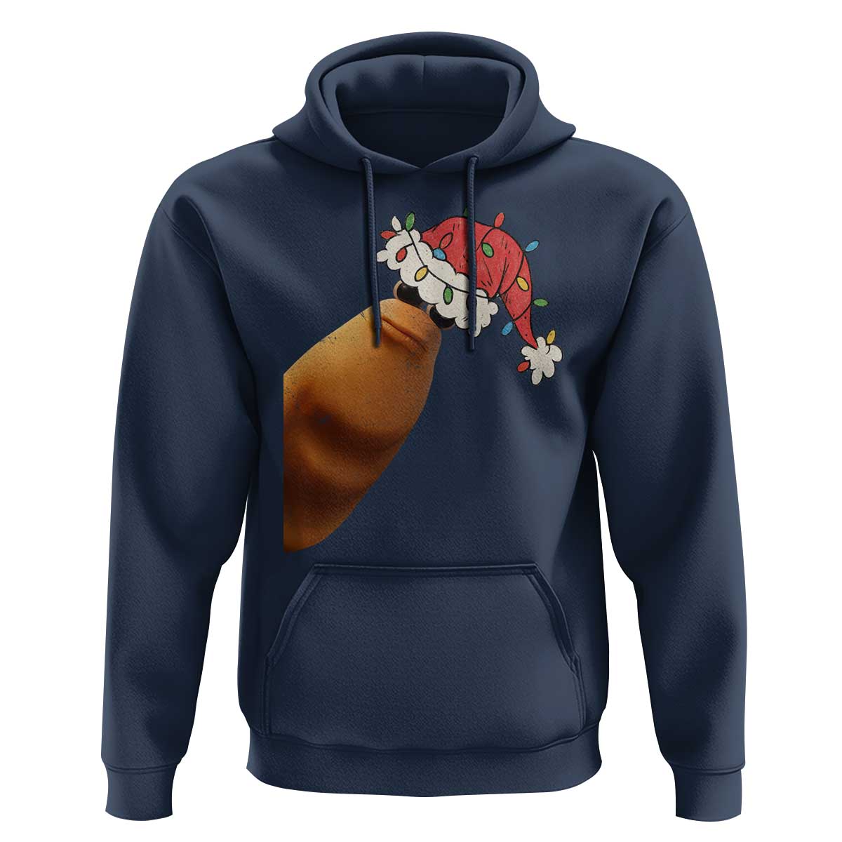 Marcus The Worm Christmas Hoodie Funny Internet Brainrot Meme - Wonder Print Shop